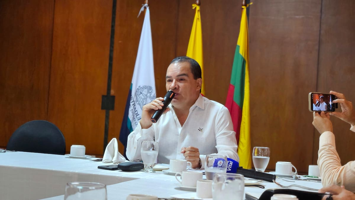 Jorge Cardona, delegado de la Registraduría Nacional para el departamento de Bolívar, habló sobre la preparación que se hace en Cartagena y Bolívar para las elecciones presidenciales. // Foto: Diego Fierro.
