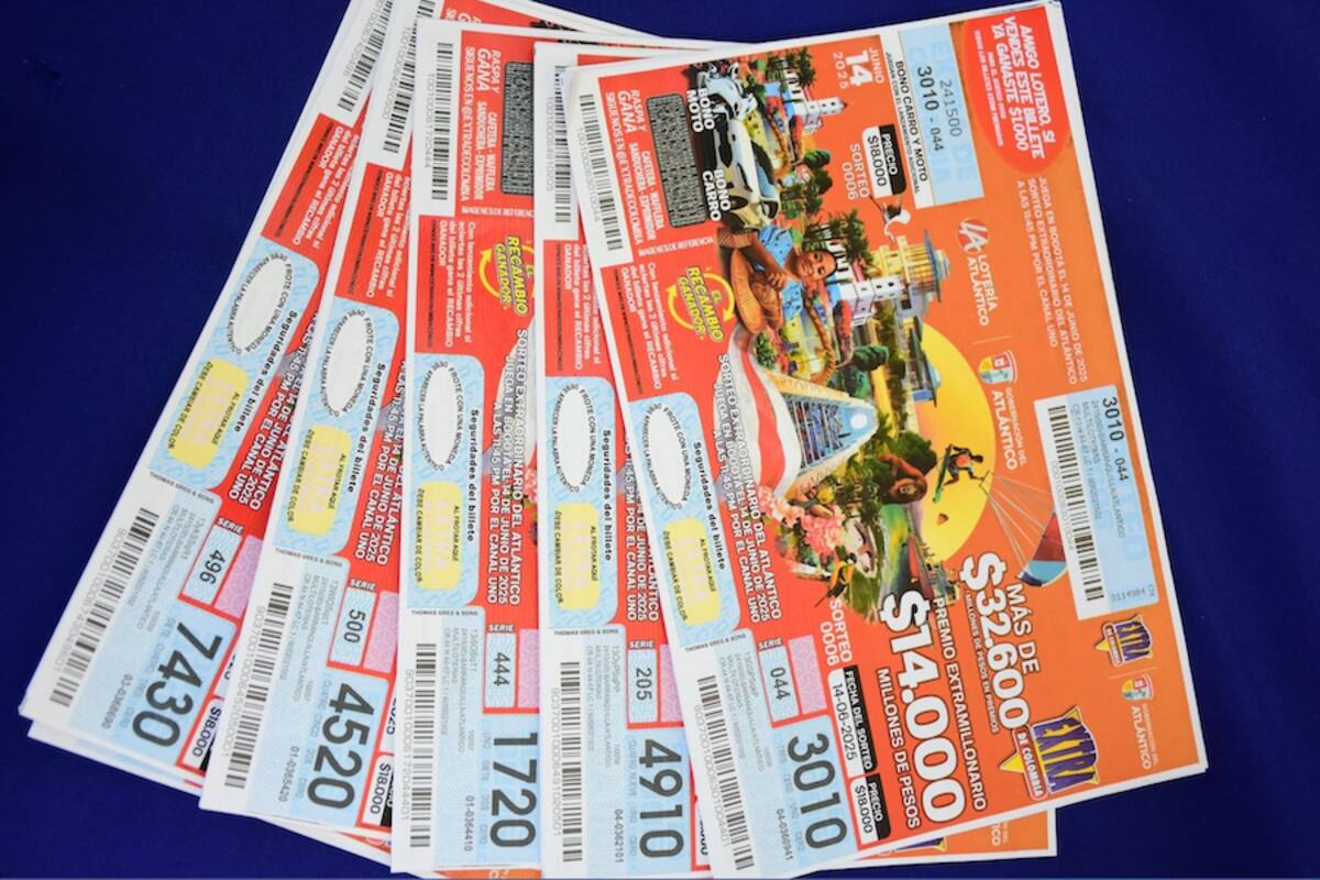 ¡Va empezar la lotería! Atlántico tendrá el Sorteo Extraordinario de Colombia