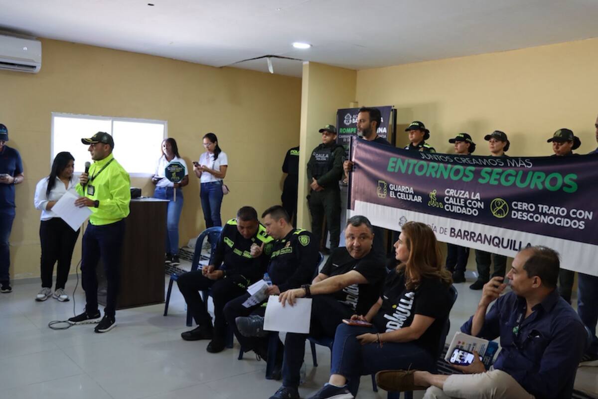 Las autoridades distritales tienen listo el plan para el regreso a clases en Barranquilla.//Cortesía Policía Mebar.
