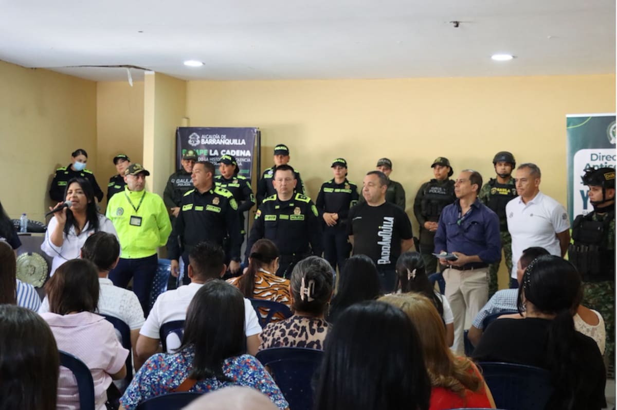 Autoridades de Policía y Administrativas tienen listo el plan para el regreso a clases en el Distrito de Barranquilla.//Cortesía Policía Mebar.