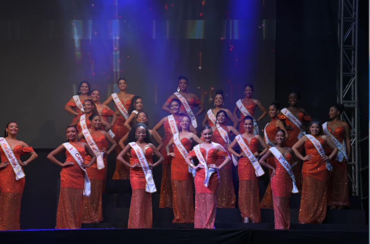Fueron 37 representantes de los barrios las que participaron en el Reinado Popular del Carnaval de Barranquilla 2026.//Cortesía Carnaval de Barranquilla.