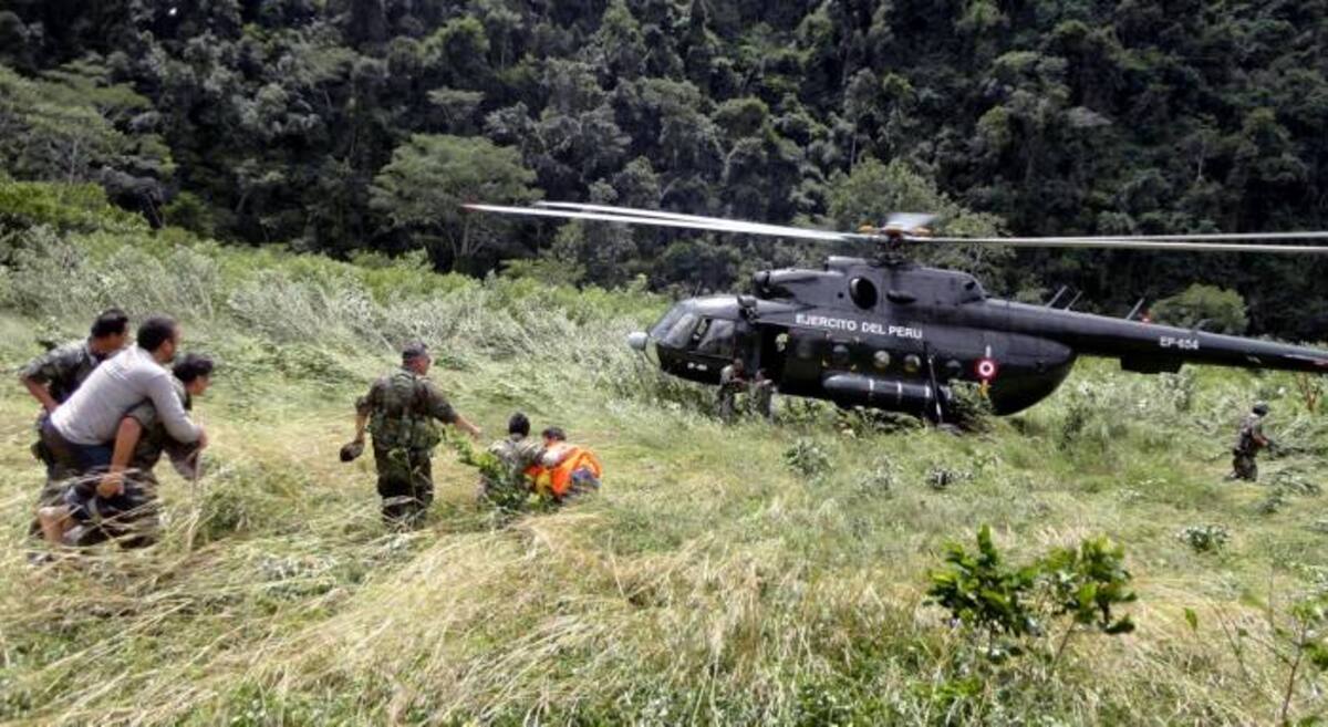 Imágenes del rescate de los 36 secuestrados. AFP HO