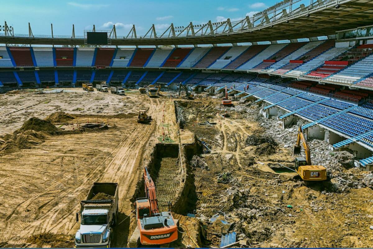 Conmebol inspeccionó las obras del Estadio Metropolitano: esto dijo