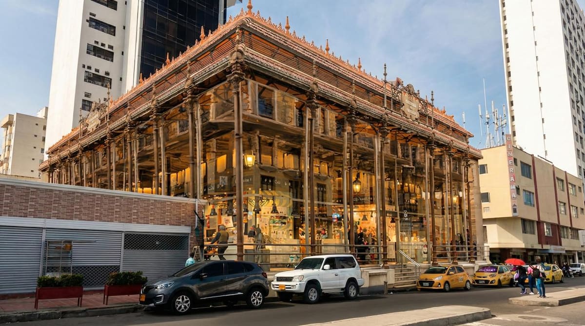 Render de el nuevo Cines de La Matuna. Así será el el nuevo " Mercadito de La Matuna". // Foto: cortesía - Distrito.