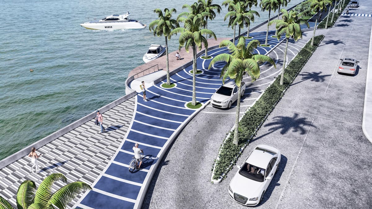 Render de obras. // Foto: cortesía - Alcaldía de Cartagena.