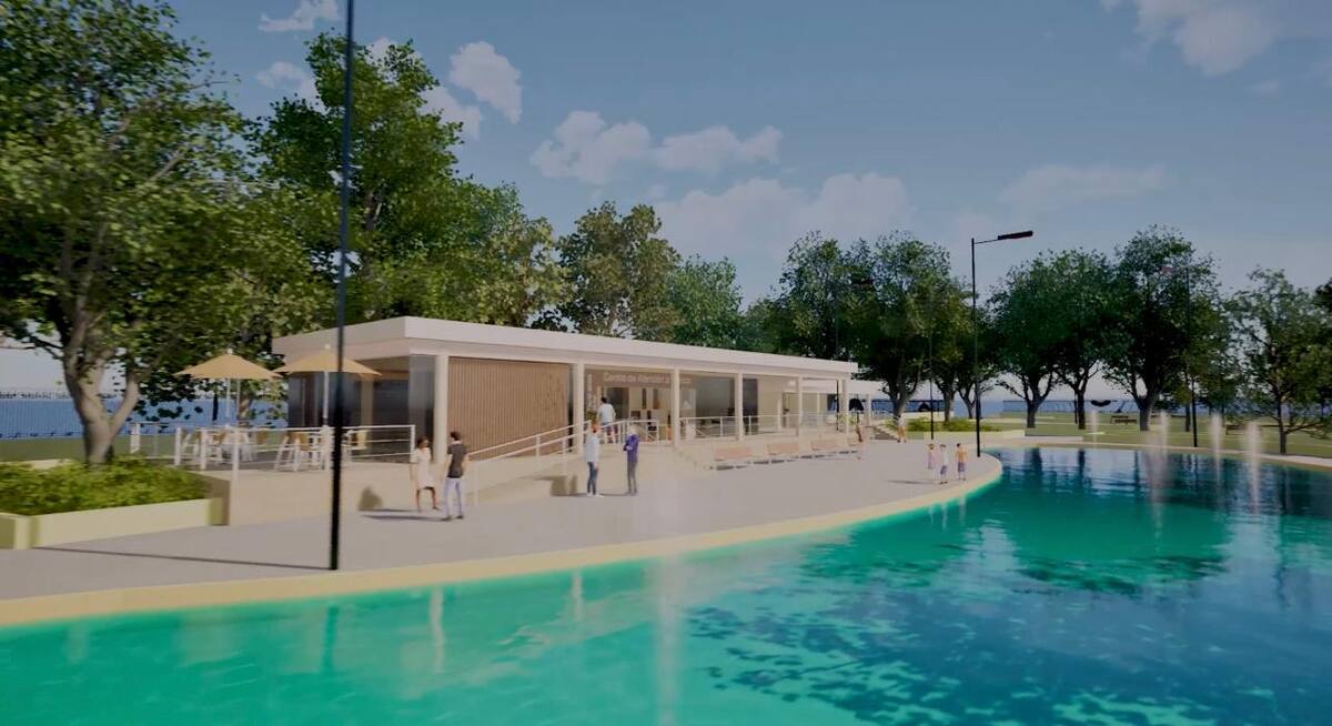 Render del parque Centenario en el Centro. // Cortesía