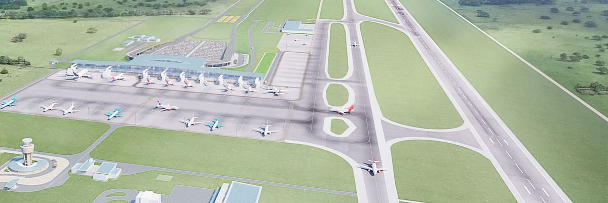 El nuevo aeropuerto de Cartagena se proyecta con dos pistas. //Foto Cortesía.