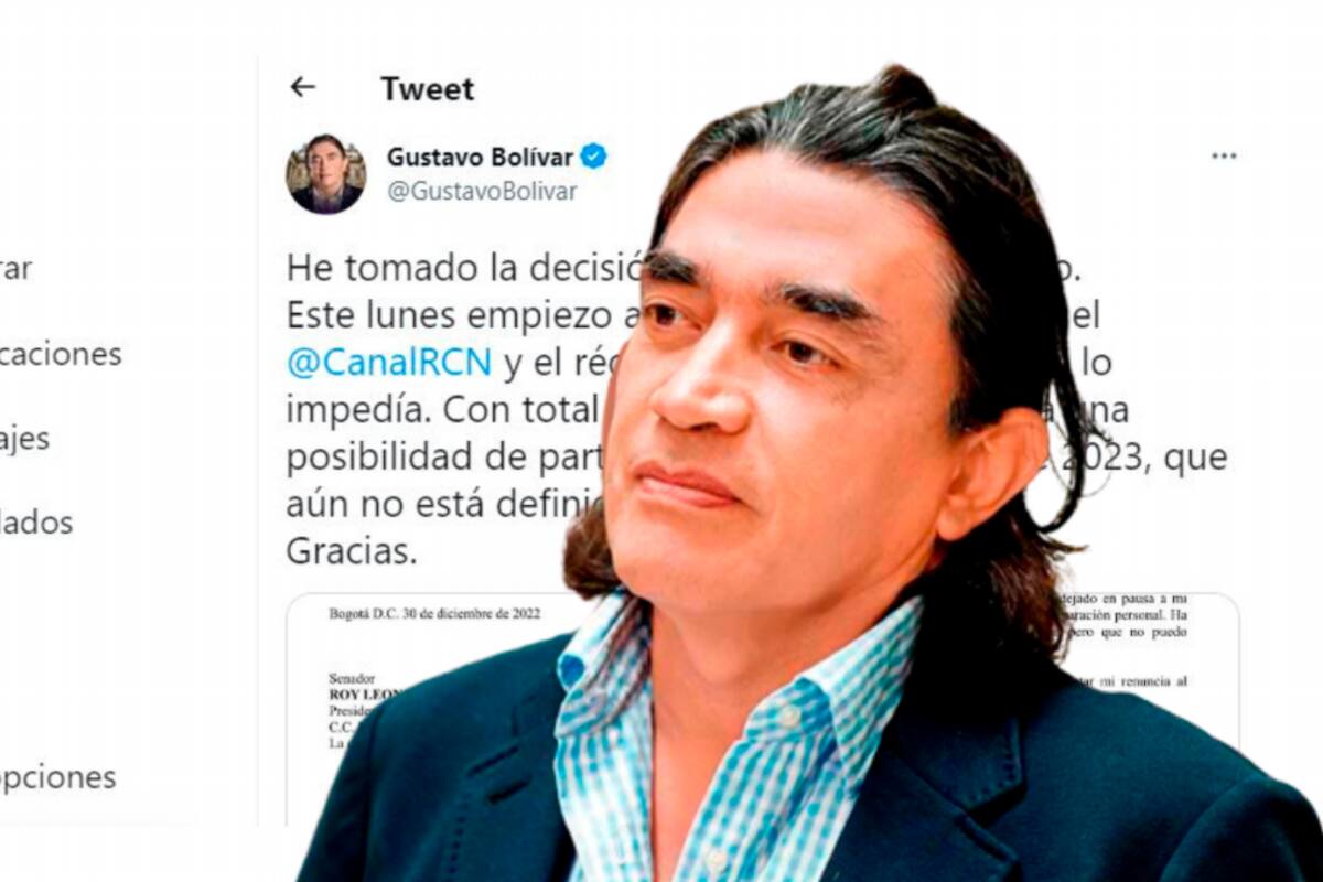 Esta es la razón por la que Gustavo Bolívar renuncia a su curul en el Senado
