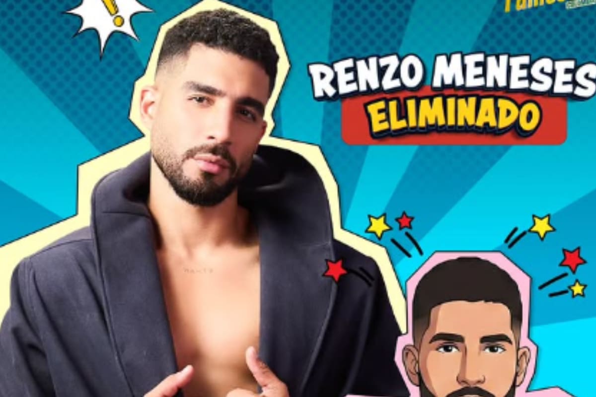 Renzo Meneses, el segundo eliminado de La Casa de los Famosos Colombia 3