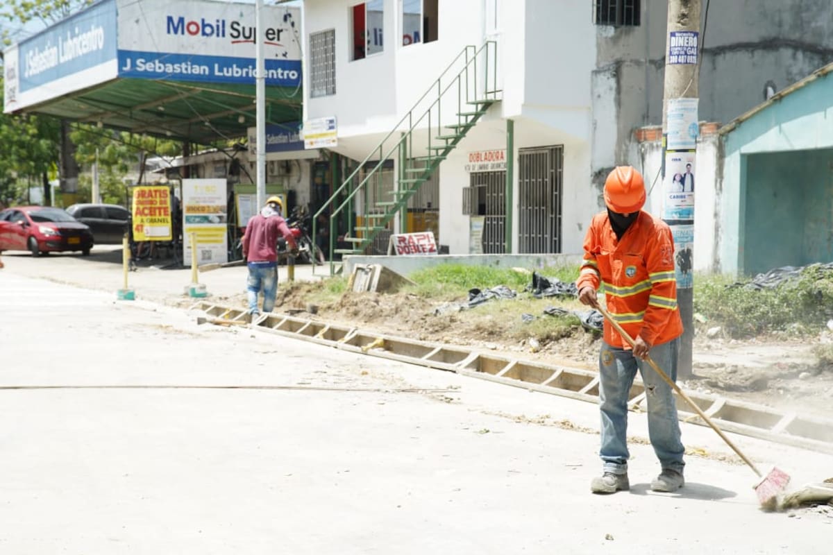 Así avanzan las obras en la avenida Pedro Romero: estos son los 2 sectores intervenidos
