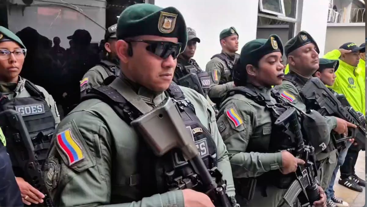 En los operativos realizados por la Policía Nacional en Barranquilla y su área metropolitana participaron todas las especialidades de la institución.//Cortesía Policía Mebar.