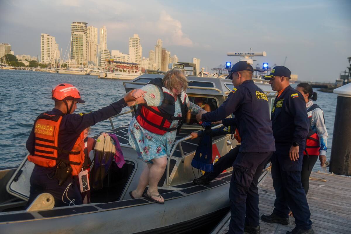 Así rescataron a 36 turistas alemanes y 2 austriacos en Cartagena