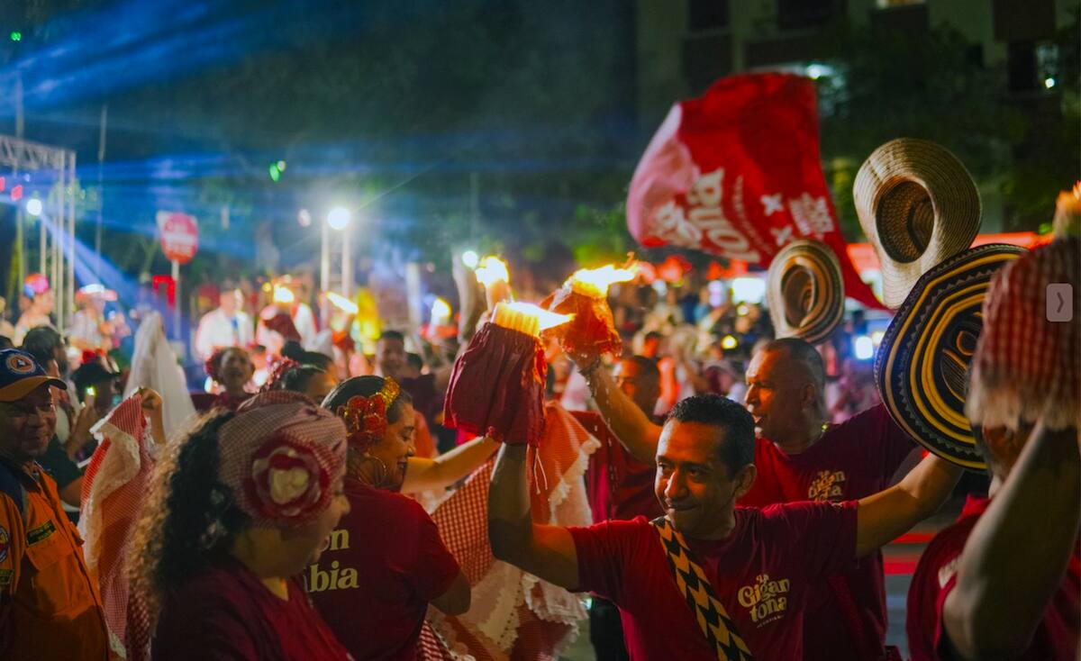 En el barrio Siete Bocas, en Barranquilla, se revivió una de sus tradiciones más queridas y emblemáticas: la Rueda de Cumbia.// Foto: Cortesía.