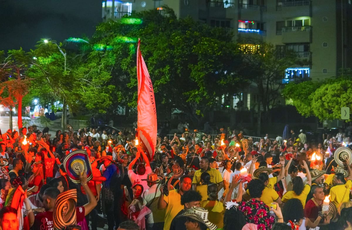 En el barrio Siete Bocas de Barranquilla se celebró este 7 de diciembre la Rueda de Cumbia.//Cortesía.