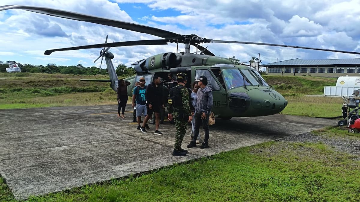 Los hechos ocurrieron en el sector de Toldas, sobre la vía Quibdó–Carmen de Atrato. // Foto: Ejército - Colprensa