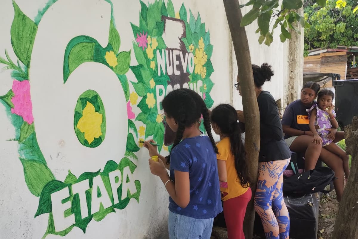 Muralismo Colectivo: residentes de Nuevo Bosque transformaron su barrio