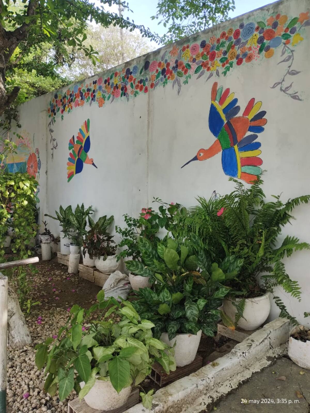 Residentes de Nuevo Bosque transformaron su barrio con arte. // foto: cortesía