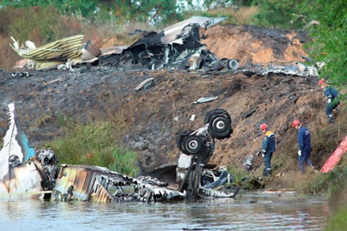 Entre los muertos se encuentran los miembros del equipo de hockey del Lokomotiv Yaroslavl, y ocho tripulantes. AFP