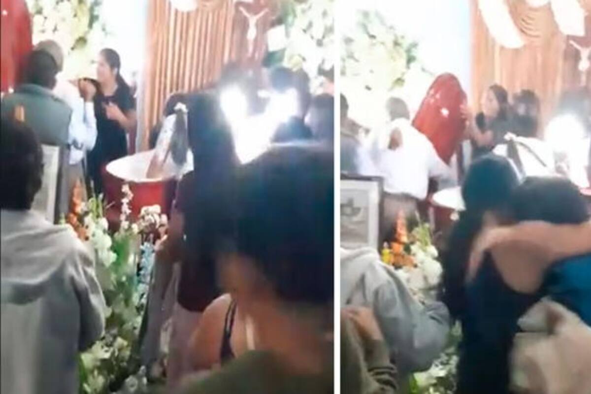 Video: Hombre resucitó en su propio velorio y así reaccionaron los asistentes