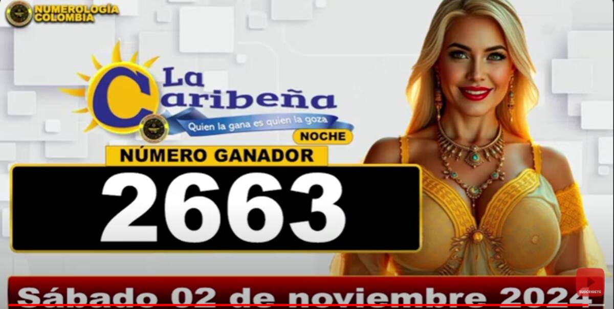 Resultado de La Caribeña Noche sábado 2 de noviembre.