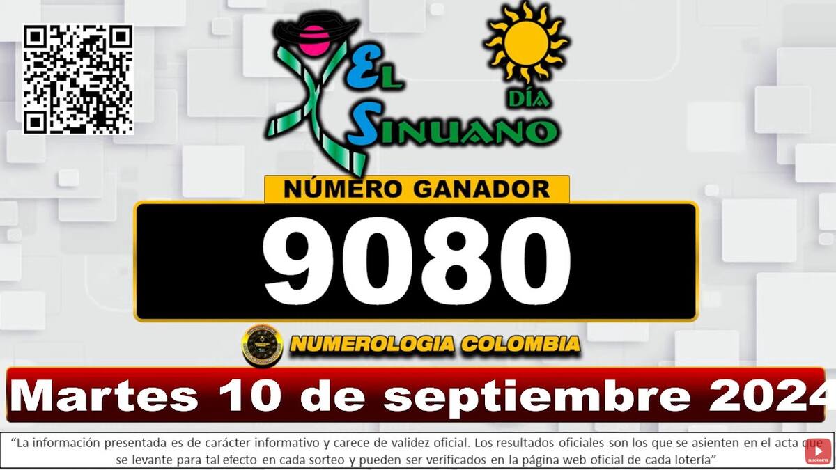 Resultado del Sinuano del 10 de septiembre.