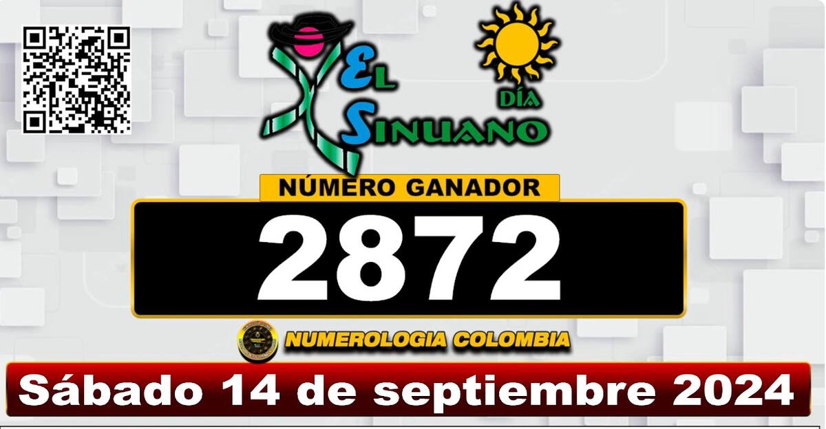 Resultado del Sinuano Día del 14 de septiembre.