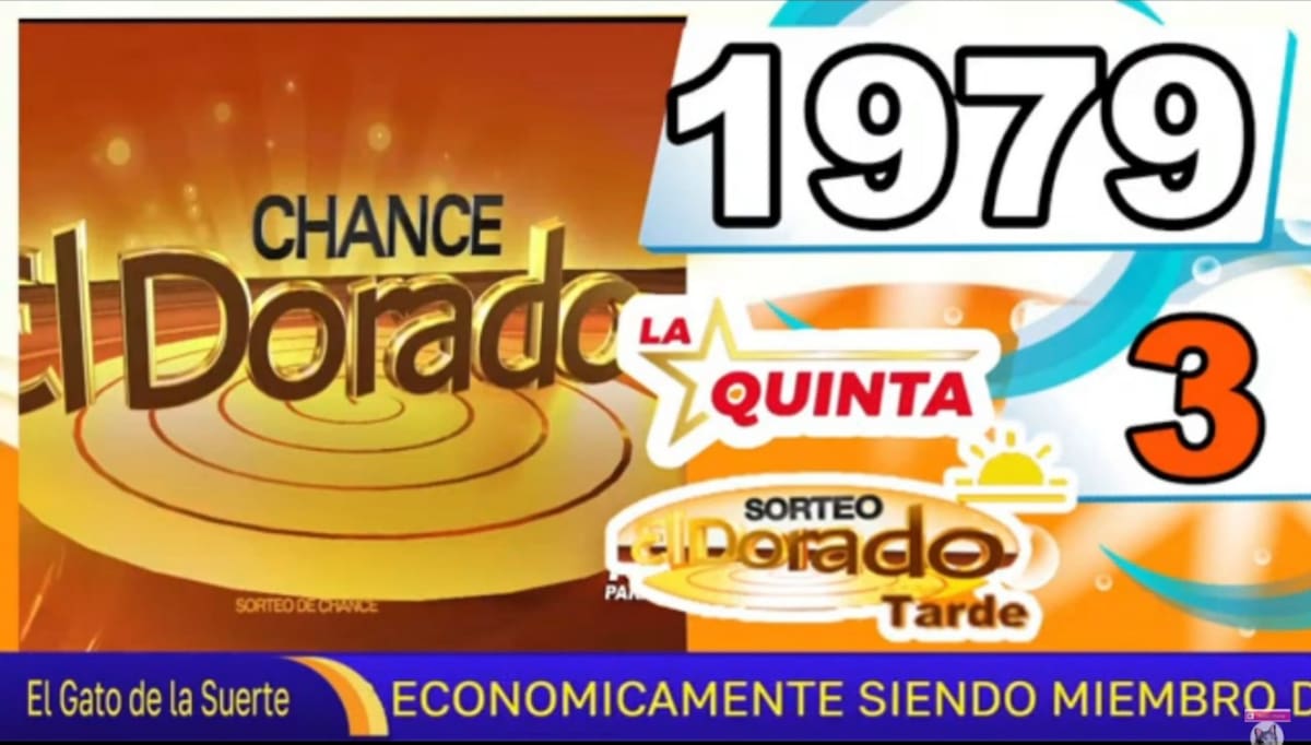 Resultado del sorteo del chance El Dorado Tarde del 19 de mayo del 2025. // Foto: Captura de pantalla