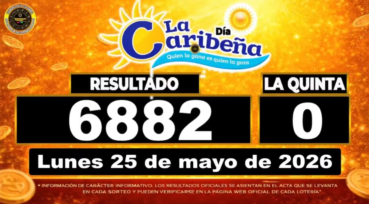 Resultado del sorteo del chance La Caribeña Día del 26 de mayo de 2026. // Foto: captura de pantalla con fines informativos de Youtube @NumerologíaColombia