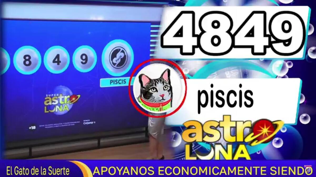 Resultado del sorteo del chance Super Astro Luna del 10 de abril del 2025.
