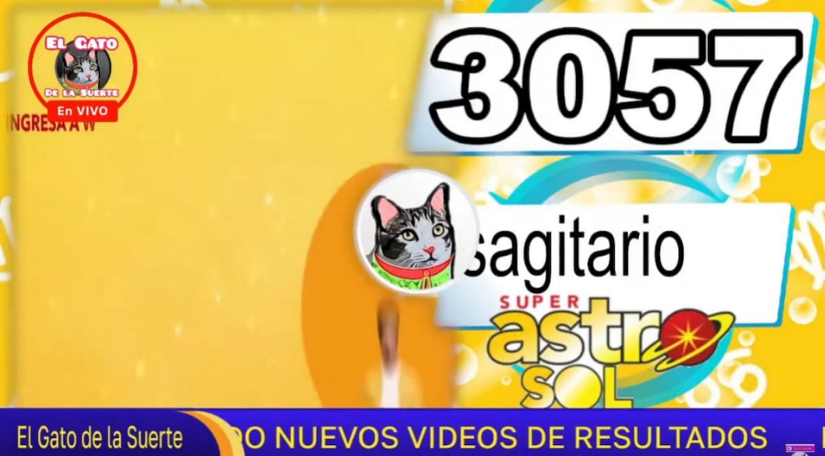 Resultado del sorteo del chance Super Astro Sol del 13 de mayo del 2025. // Foto: captura de pantulla