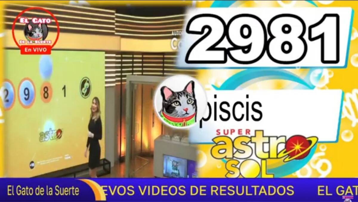 Resultado del sorteo del chance Super Astro Sol del 6 de mayo del 2025. // Foto: captura de pantalla