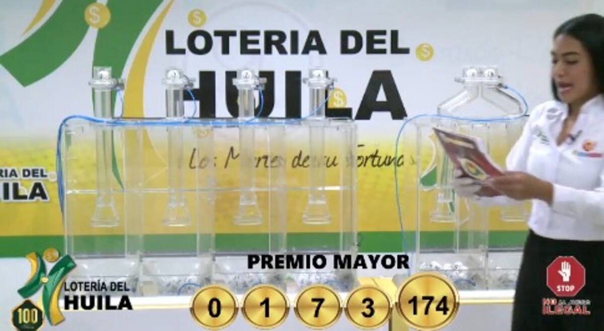 Resultados de la Lotería de Huila del martes 8 de octubre de 2024. // Foto: captura de pantalla