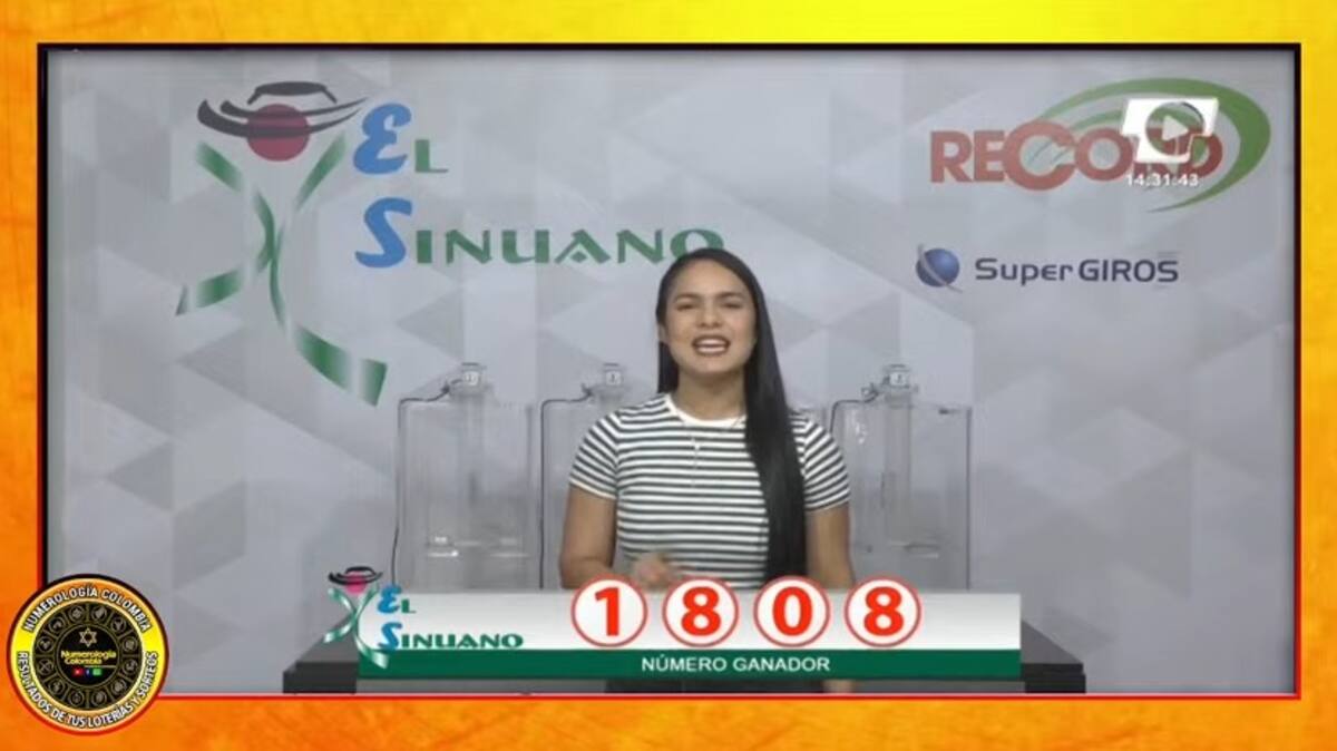 Resultados del Sinuano Día del jueves 3 de octubre de 2024. // Foto: captura de pantalla