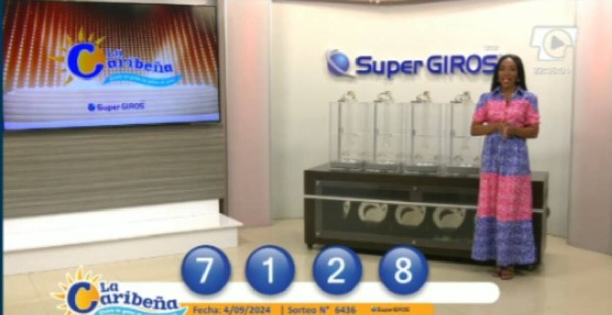 Resultados del Sorteo de La Caribeña Noche del 4 de septiembre. // Foto: captura de pantalla