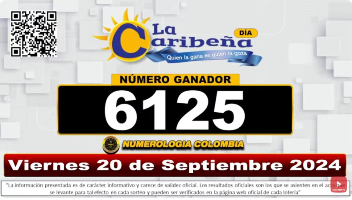 Resultados La Caribeña viernes. // Captura de pantalla