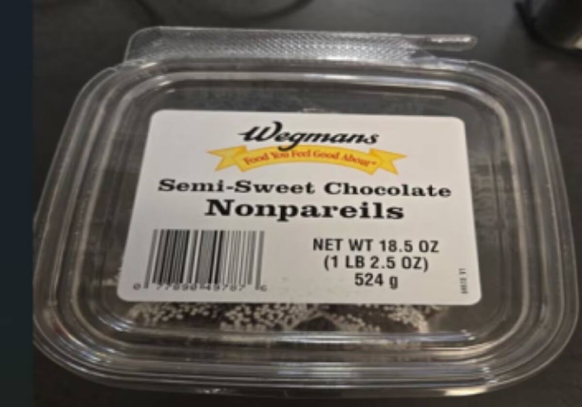Retiran chocolate Wegmans del mercado por riesgo para la salud. // Foto: FDA