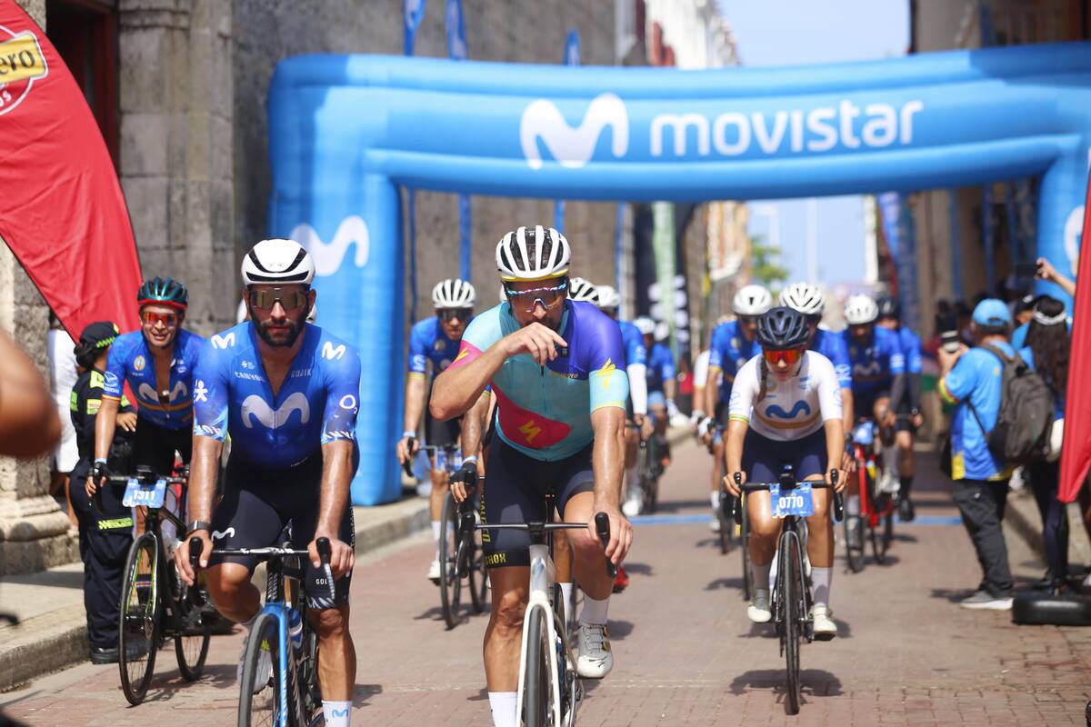 El Reto Movistar en Cartagena fue un éxito en 2024. //ARCHIVO