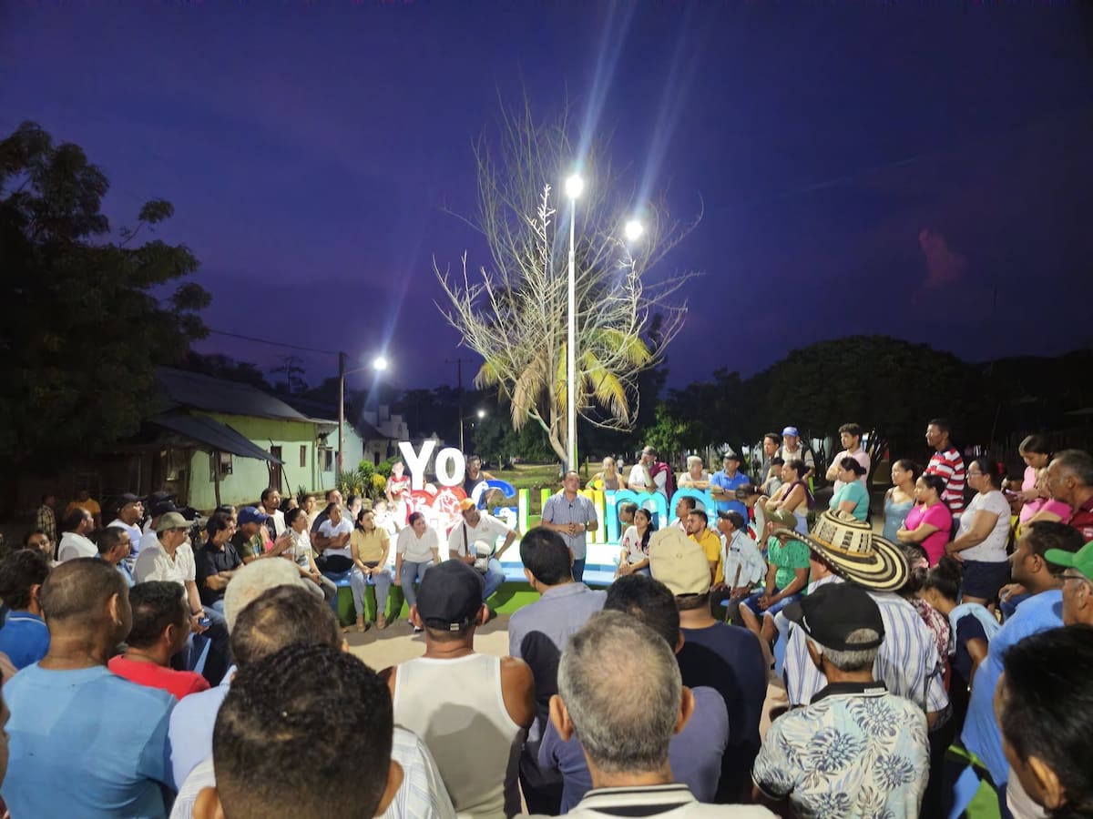 Reunión de la Alcaldía con la comunidad de Guaymaral. // Cortesía