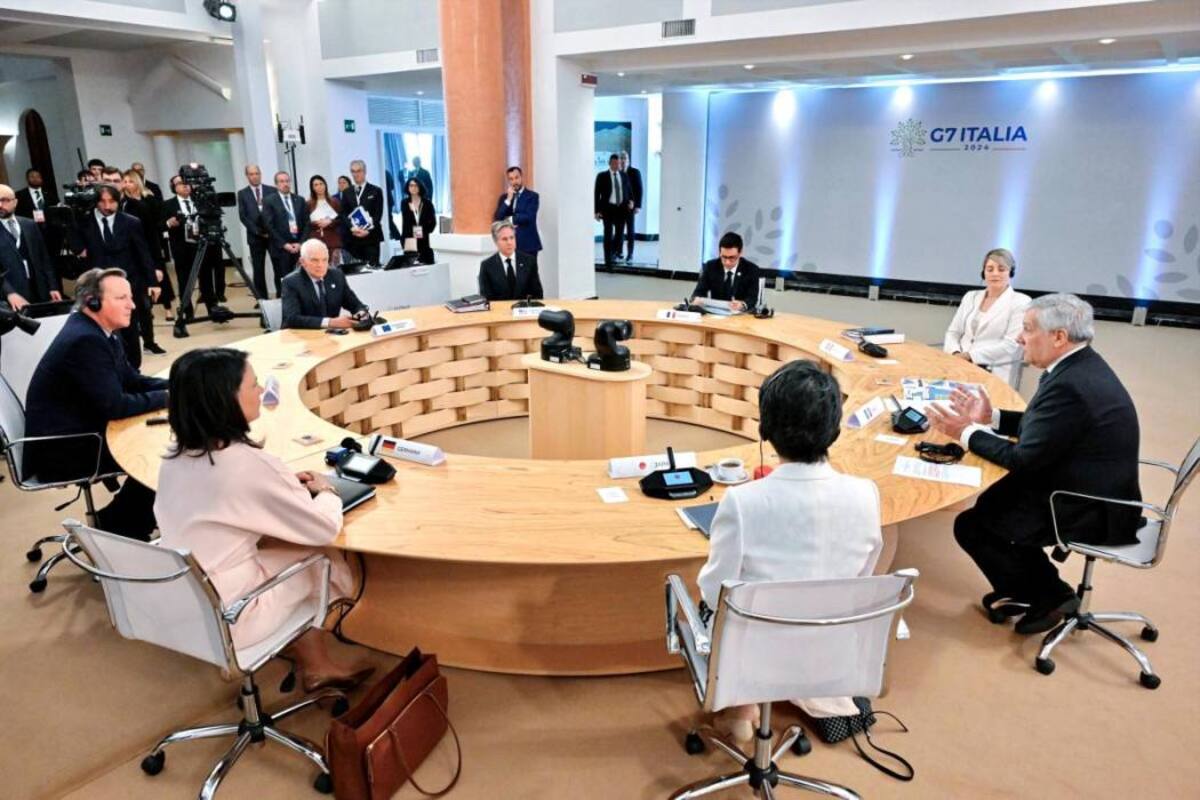 Reunión de los miembros del G7.
