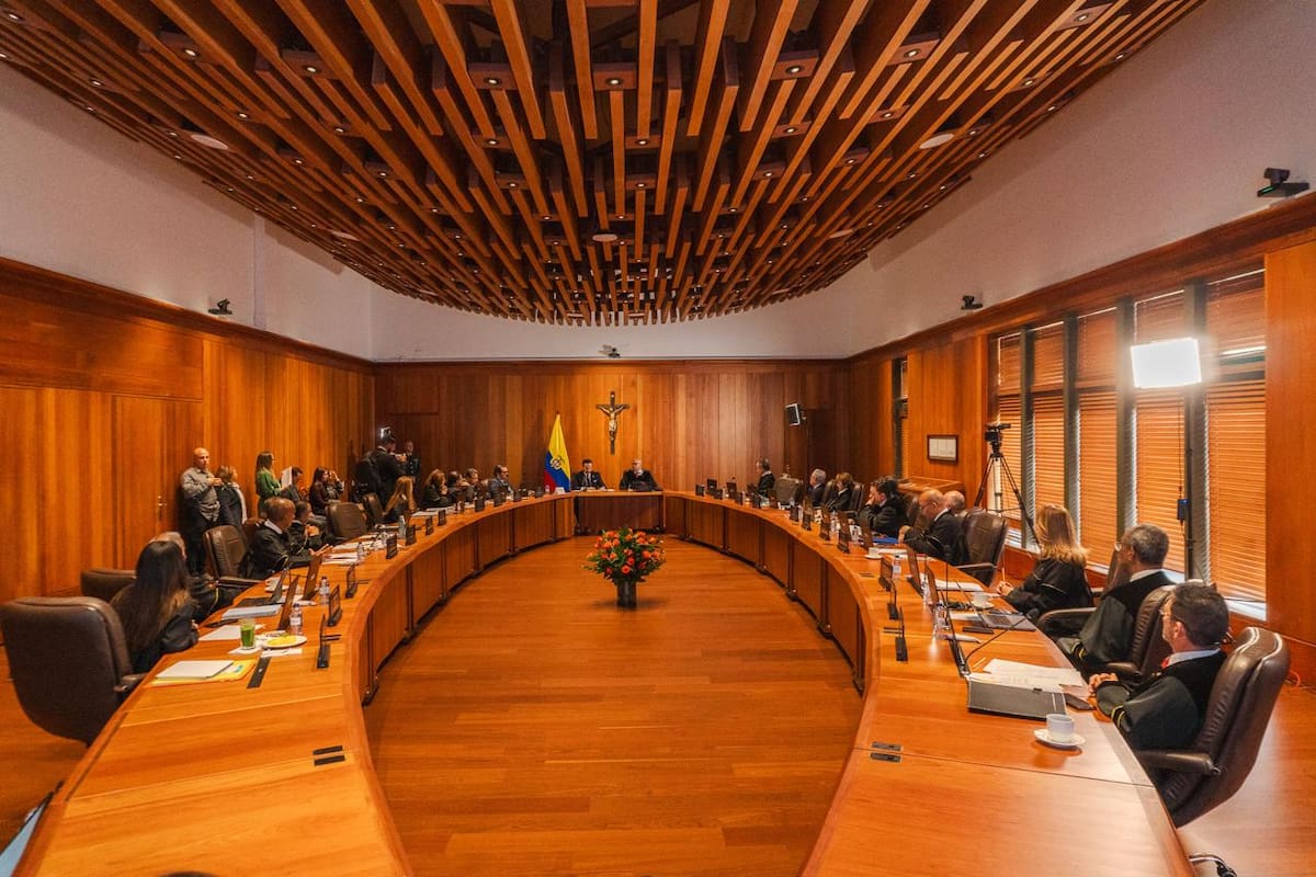 Reunión del presidente De la Espriella con los magistrados de la Corte Suprema de Justicia // Externos Colprensa.