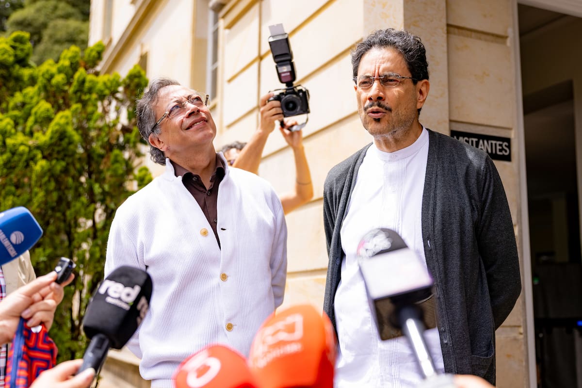Gustavo Petro e Iván Cepeda. // Foto: Presidencia de la República de Colombia.
