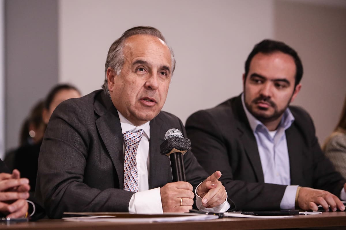 El embajador de Colombia en Suecia, Guillermo Reyes. // Foto: Colprensa-John Paz.
