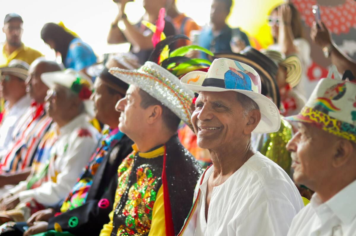 Los Reyes Momo del Carnaval visitarán las instituciones educativas este 7 de abril para enseñar el legado cultural de Barranquilla en sus 213 años de existencia..//Cortesía Carnaval de Barranquilla.