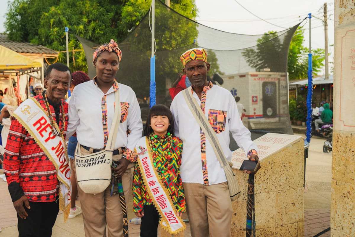 Reyes Momos del Carnaval 2027 celebraron la diversidad cultural en San Basilio de Palenque