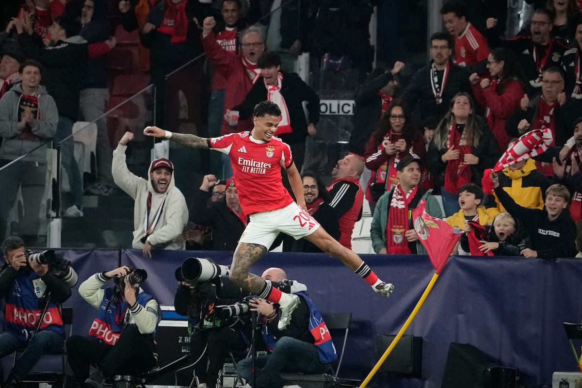 Richard Ríos no jugará en la última fecha de la Champions League por lesión. //Foto, AP: Armando Franca