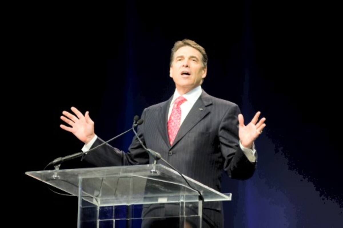 Rick Perry, gobernador conservador que quiere ser Presidente de EEUU. AFP