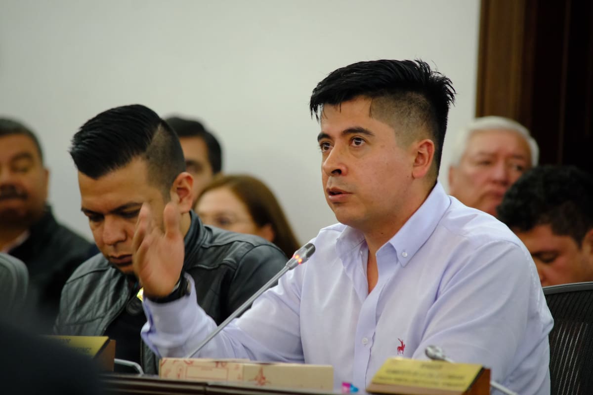 Ariel Ávila, de la Alianza Verde, presidente de la Comisión Primera del Senado. // Foto: Colprensa