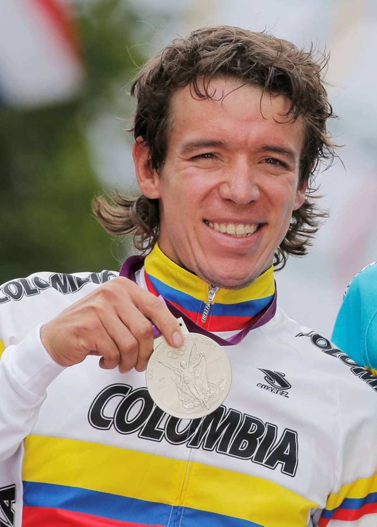 Rigoberto Urán dedicó el triunfo a todos los colombianos. AP