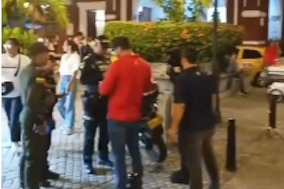 Video: así fue la violenta riña entre vendedores ambulantes en la Plaza de San Diego