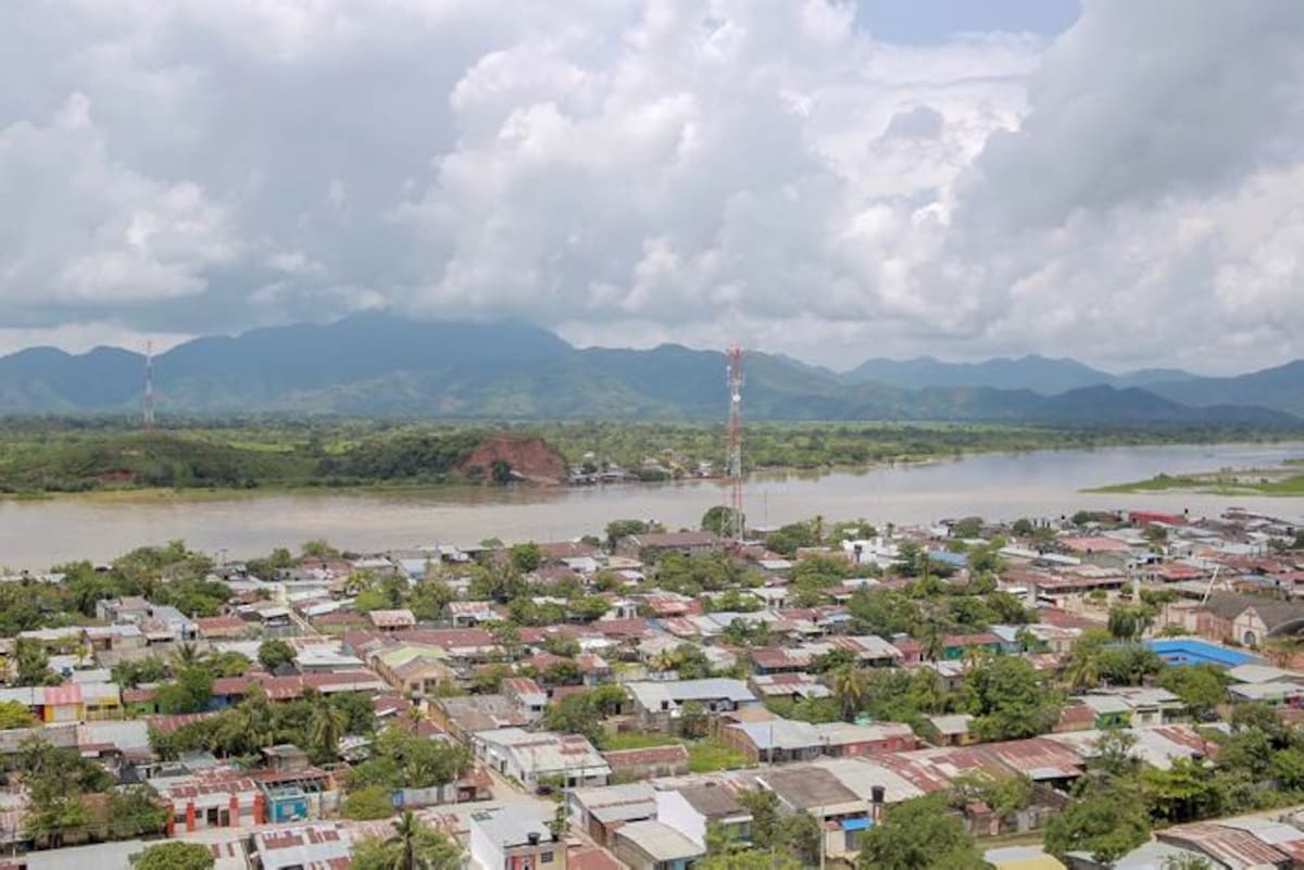 Río Cauca entre los municipios de Achí (Bolívar) y Guaranda (Sucre). Cortesía.